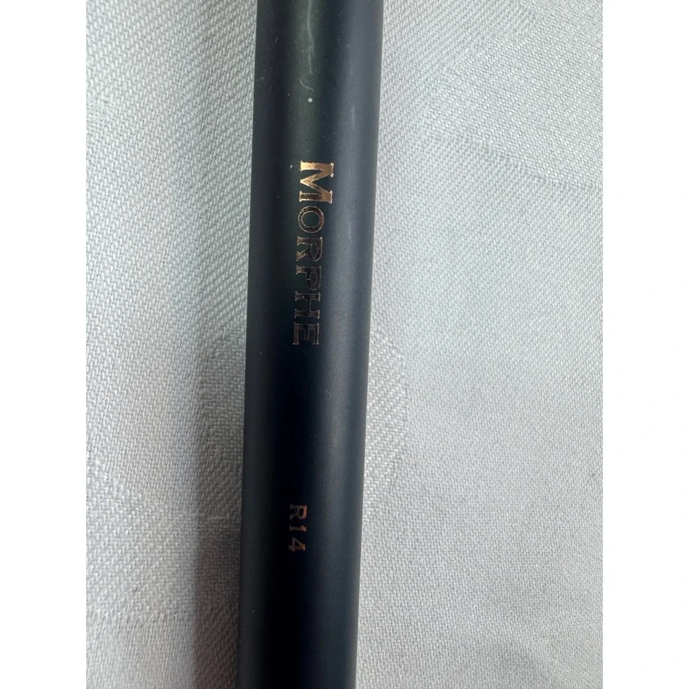 Morphe R14 Round Contour Brush Rose Gold Collection Black Handle 7 Inch